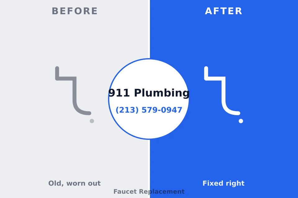 Before and after: plumbing repair White Pigeon, MI